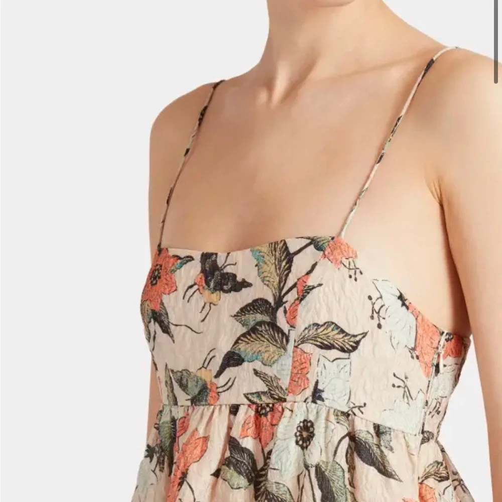 Astrid Floral Empire Waist Midi Dress - Picture 3 of 10